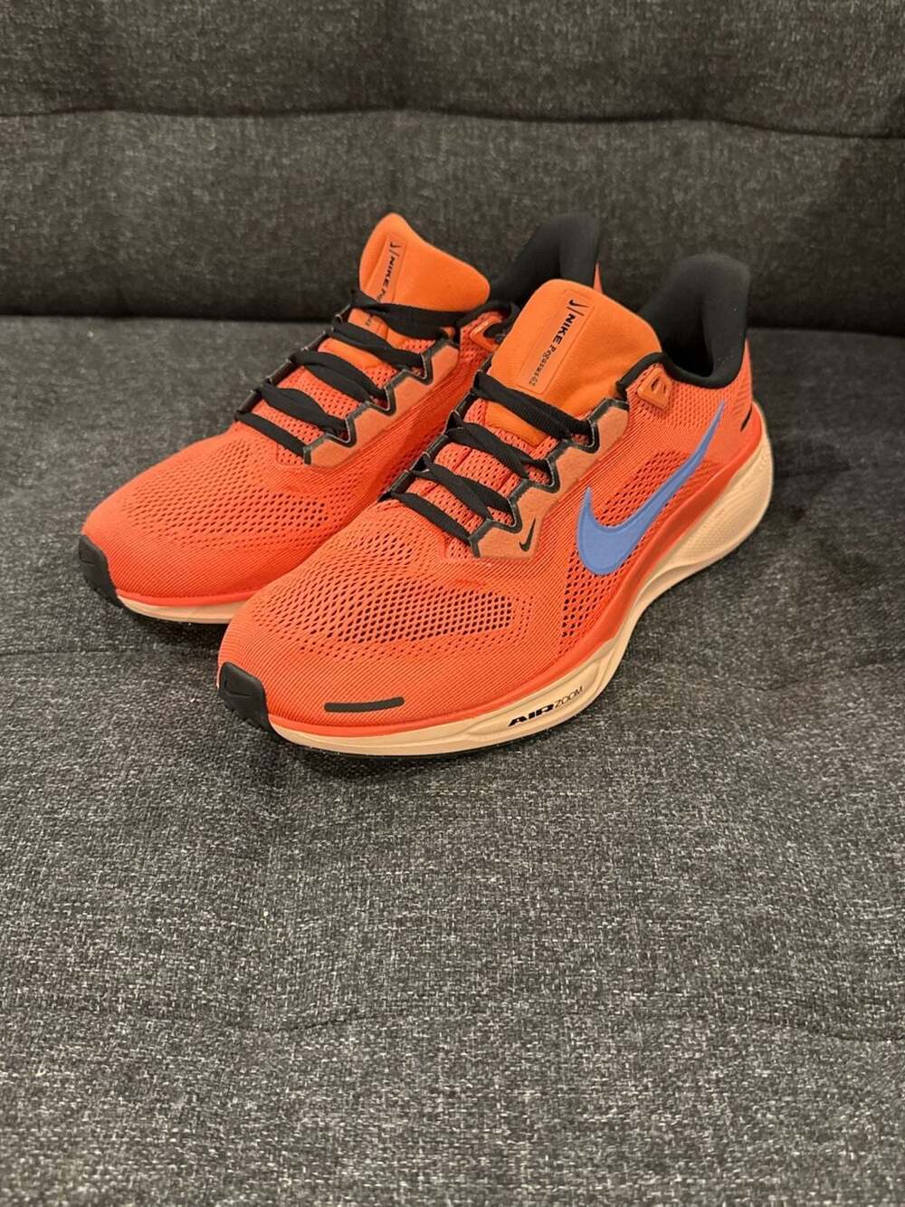 8M / 9.5W- Nike Pegasus 41 Road Running Shoes Lt Wild Mango Royal Pulse Cosmic C
